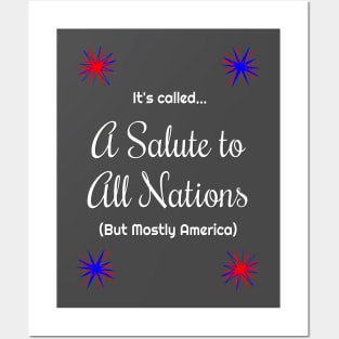 A Salute to All Nations (But Mostly America) Posters and Art